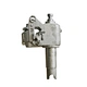 Heavy-duty BF hand pallet truck hydraulic pump with open-end wheel axle bore for easy maintenance
